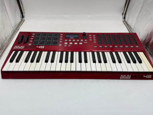 AKAI Professional Max 49 Metallic Red Keyboard Controller