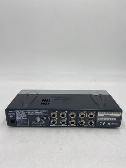BEHRINGER MINIAMP AMP800 4-Channel Stereo Headphone Amplifier  P0331