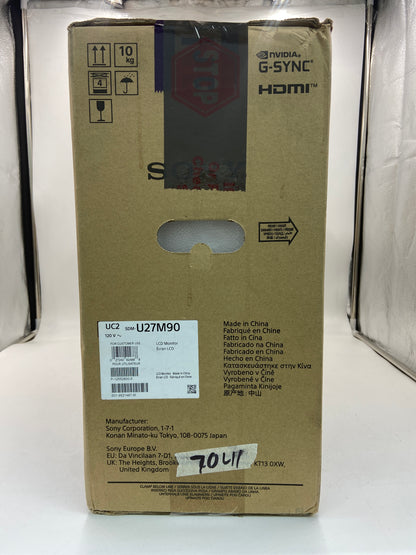 New Sony 27" SDMU27M90 HDR LED IPS LCD 144Hz Monitor