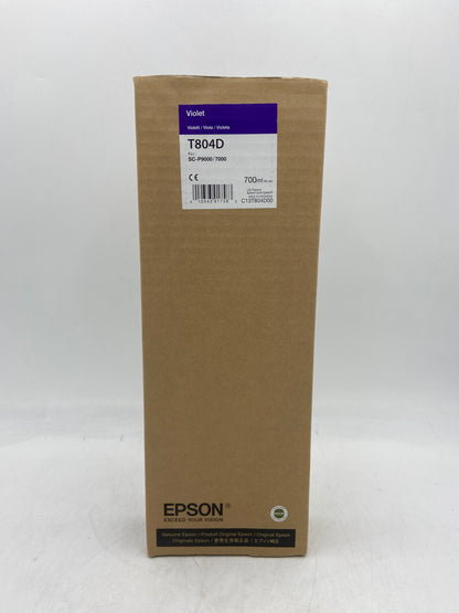 New Epson T804D Violet 700ml EXP 2018 Ink Cartridge for Epson Stylus Pro C13T804D00