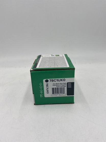 New Lexmark 78c1uk0 Black Toner Cartridge