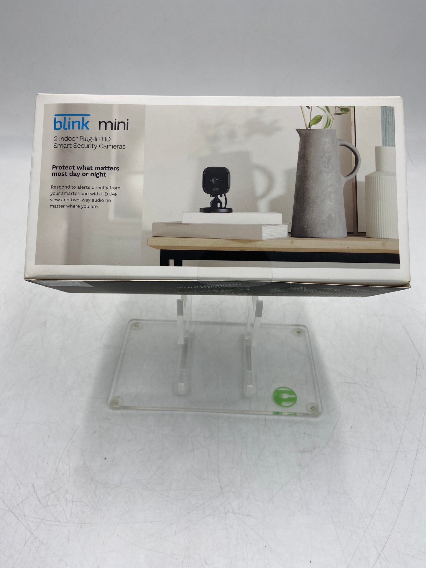 New Blink Mini- 2 Indoor Plug-In HD Black Smart Security Cameras