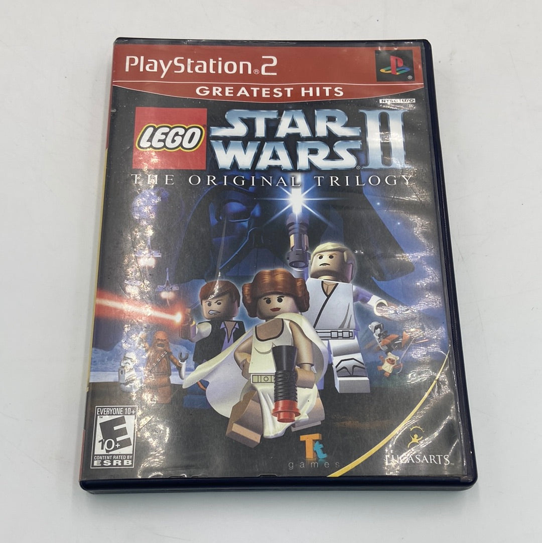 Lot of 2 Sony PlayStation 2 PS2 Games Star Wars and Thrillville