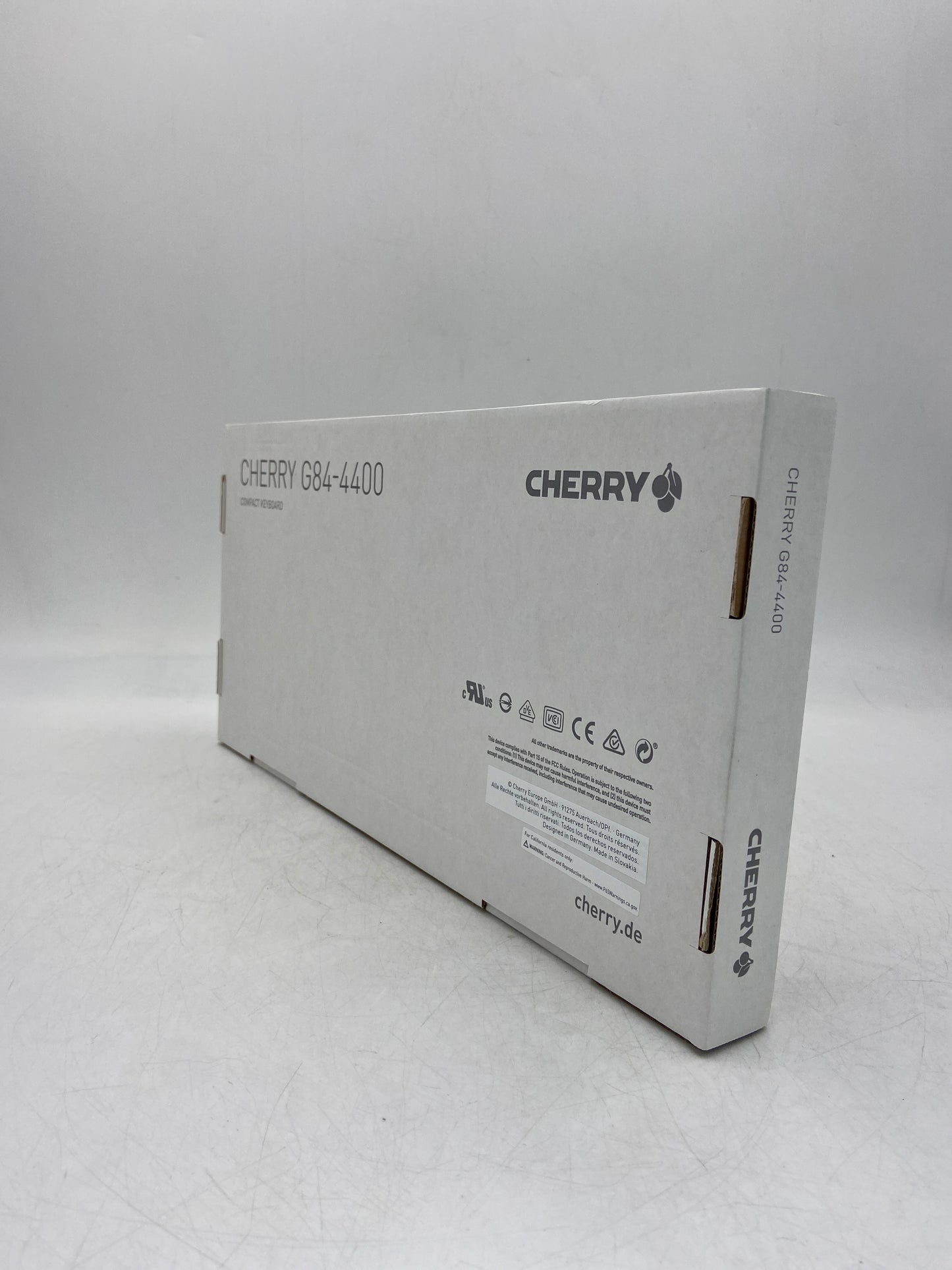 New Cherry G84-4400 Compact Keyboard G84-4420LUBEU-2 Black