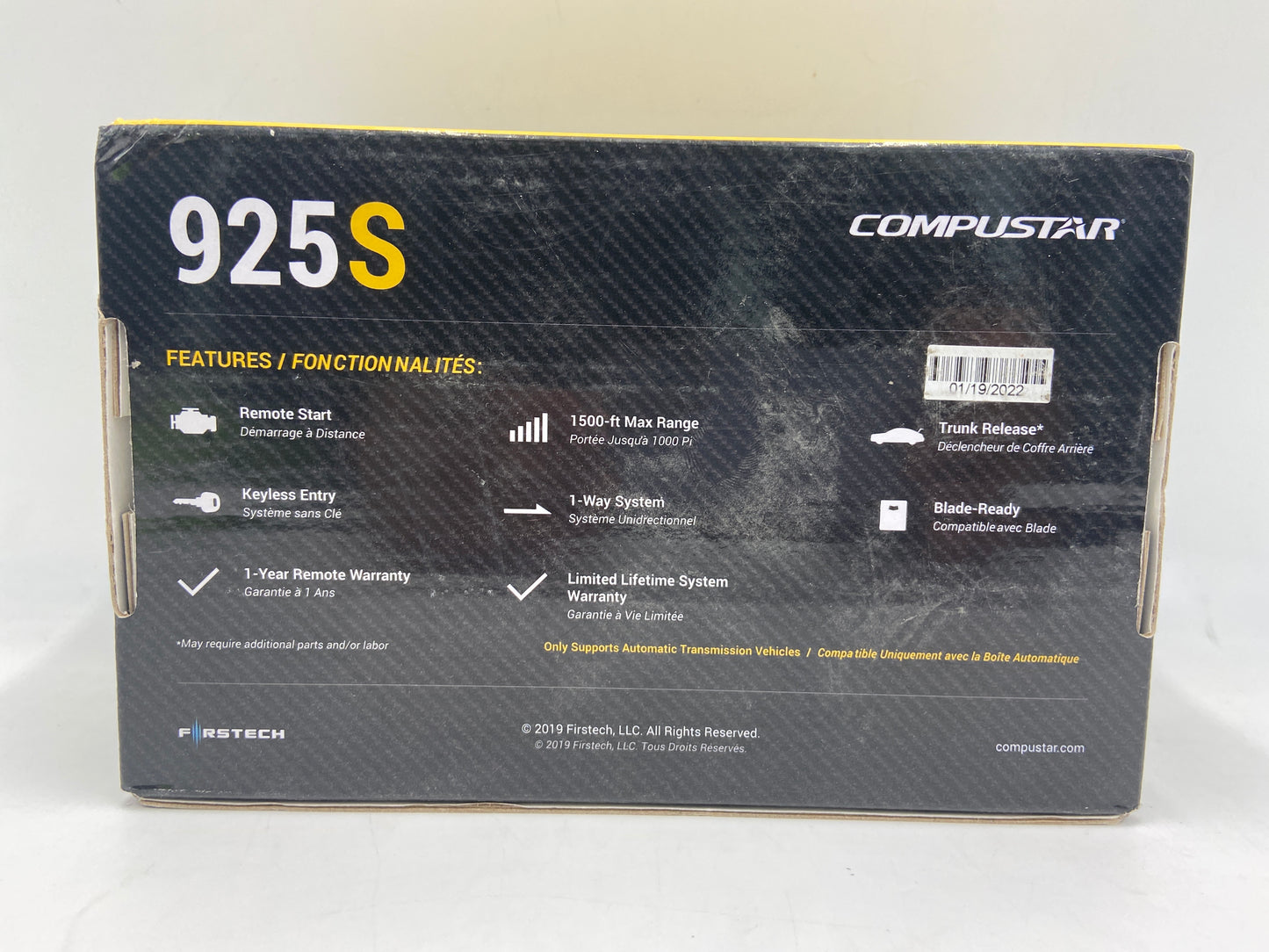 New Compustar 925s 1-Way Remote Start System CS925-S