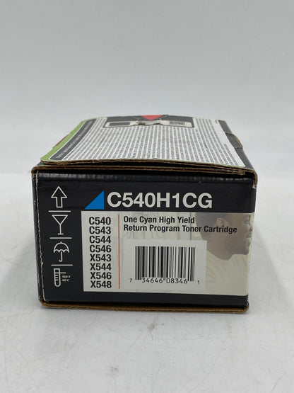 New Lexmark C540H1CG Cyan Toner Cartridge