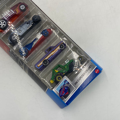 New Hot Wheels HW Exposed Engines 5-Pack HLY79