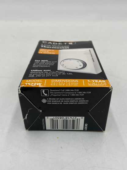 New CADET Line Voltage  Thermostat T522W