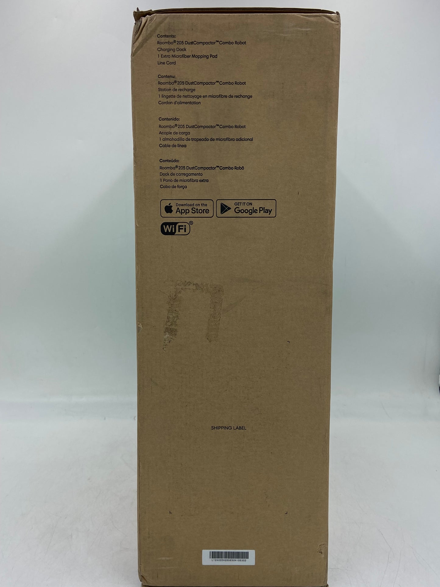 New Roomba 205 DustCompactor Combo Robot Vacuum L124020 Black