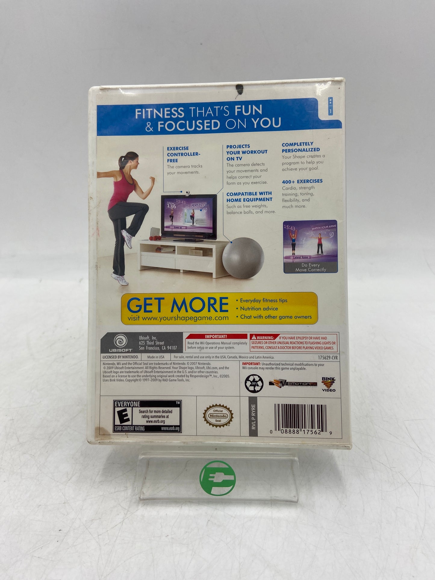 Your Shape Featuring Jenny McCarthy (Nintendo Wii, 2009) Video Game