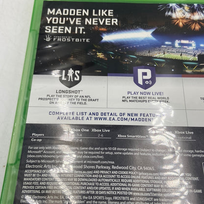 Madden NFL 18 (Microsoft Xbox One, 2017)