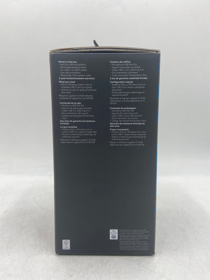 New Logitech Yeti Orb RGB Condenser Gaming Mic 988-000549