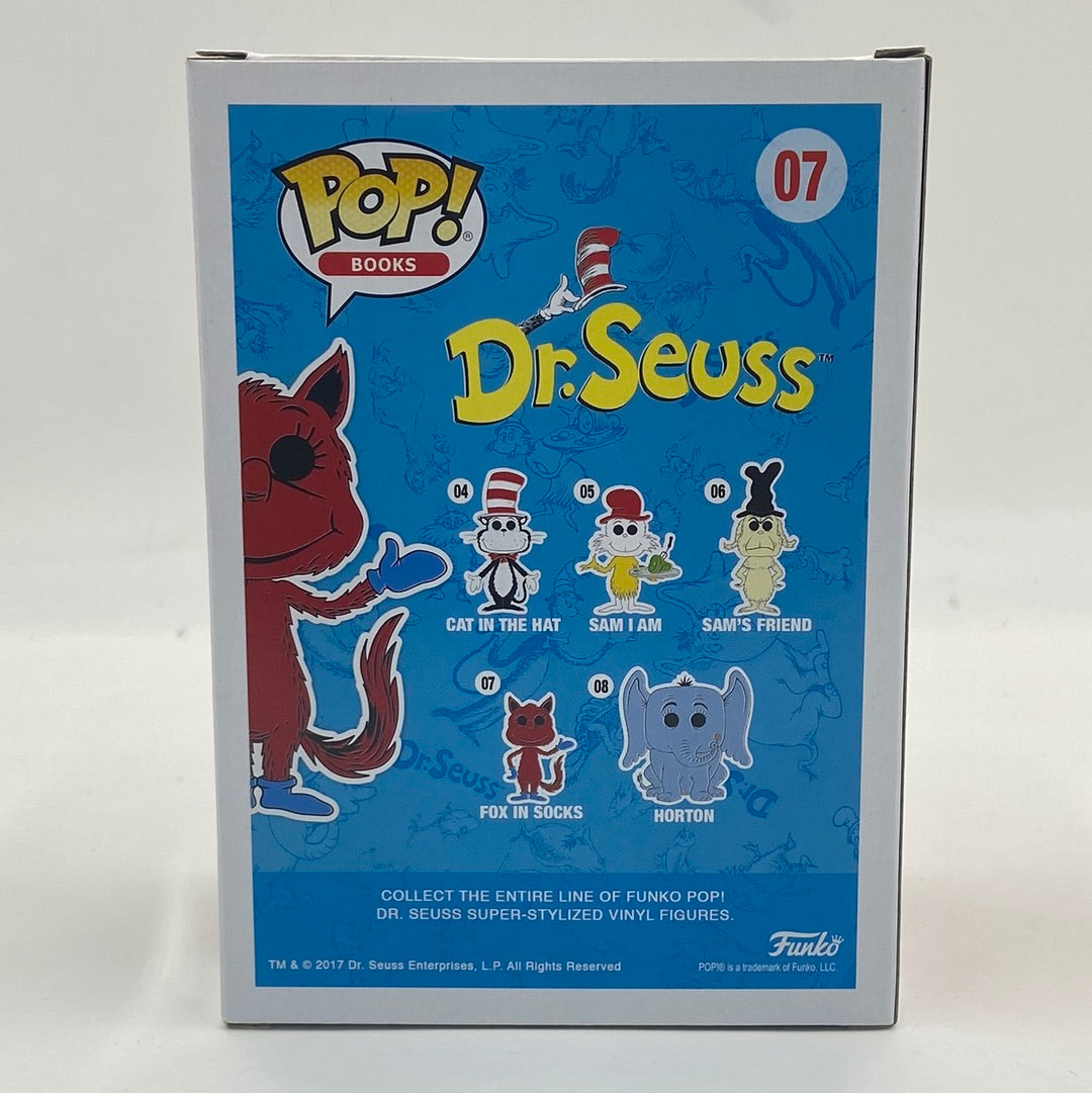 New Funko Pop Books Dr. Suess Fox In Socks Flocked 07