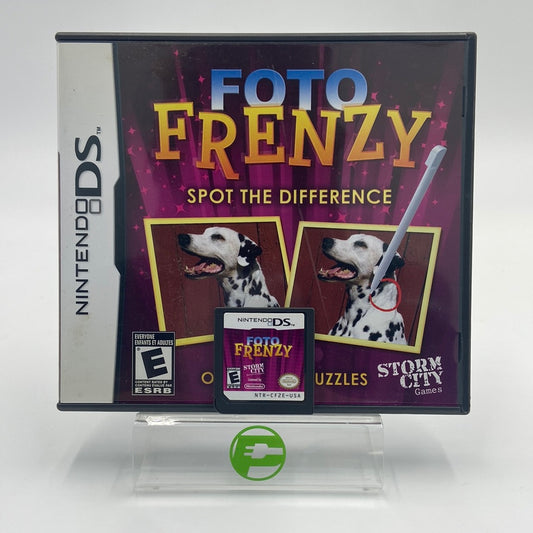 Foto Frenzy: Spot the Difference (Nintendo DS, 2009) Includes Manual + Insert