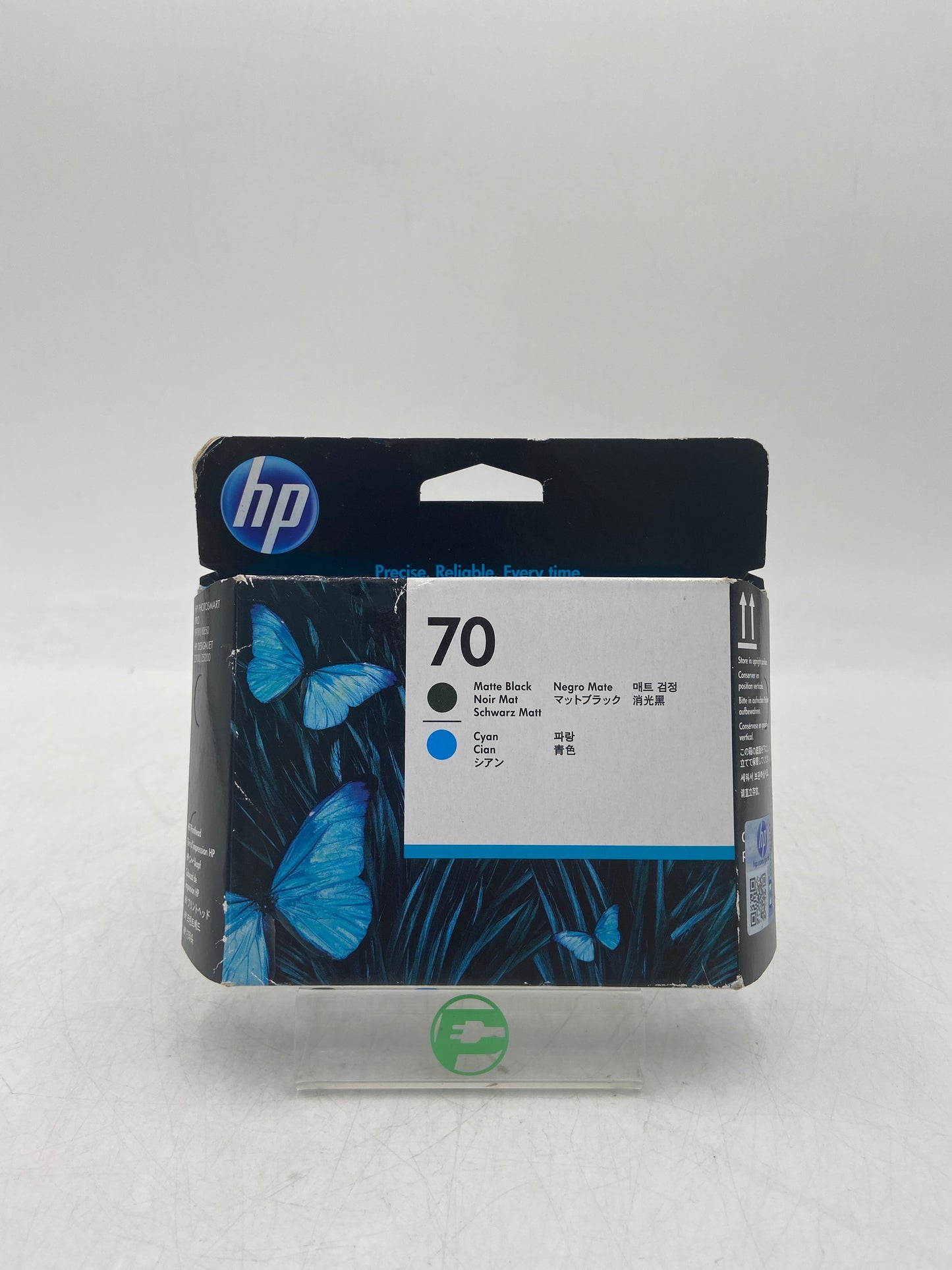 New HP 70 C9404A Matte Black / Cyan Ink Cartridge EXPIRED