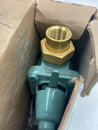 New Open Box Taco Cast Iron Boiler Feed Valve 334-T3