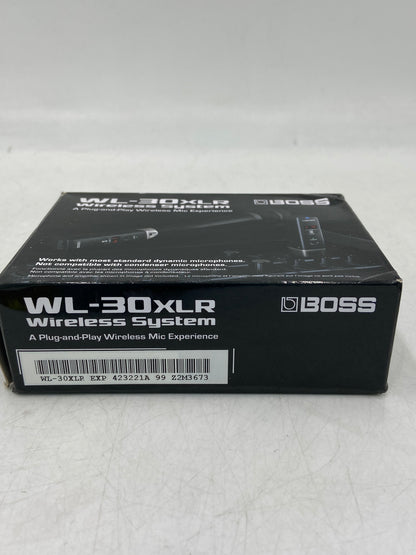 New Boss WL-30XLR Wireless Microphone System WL-30XLR