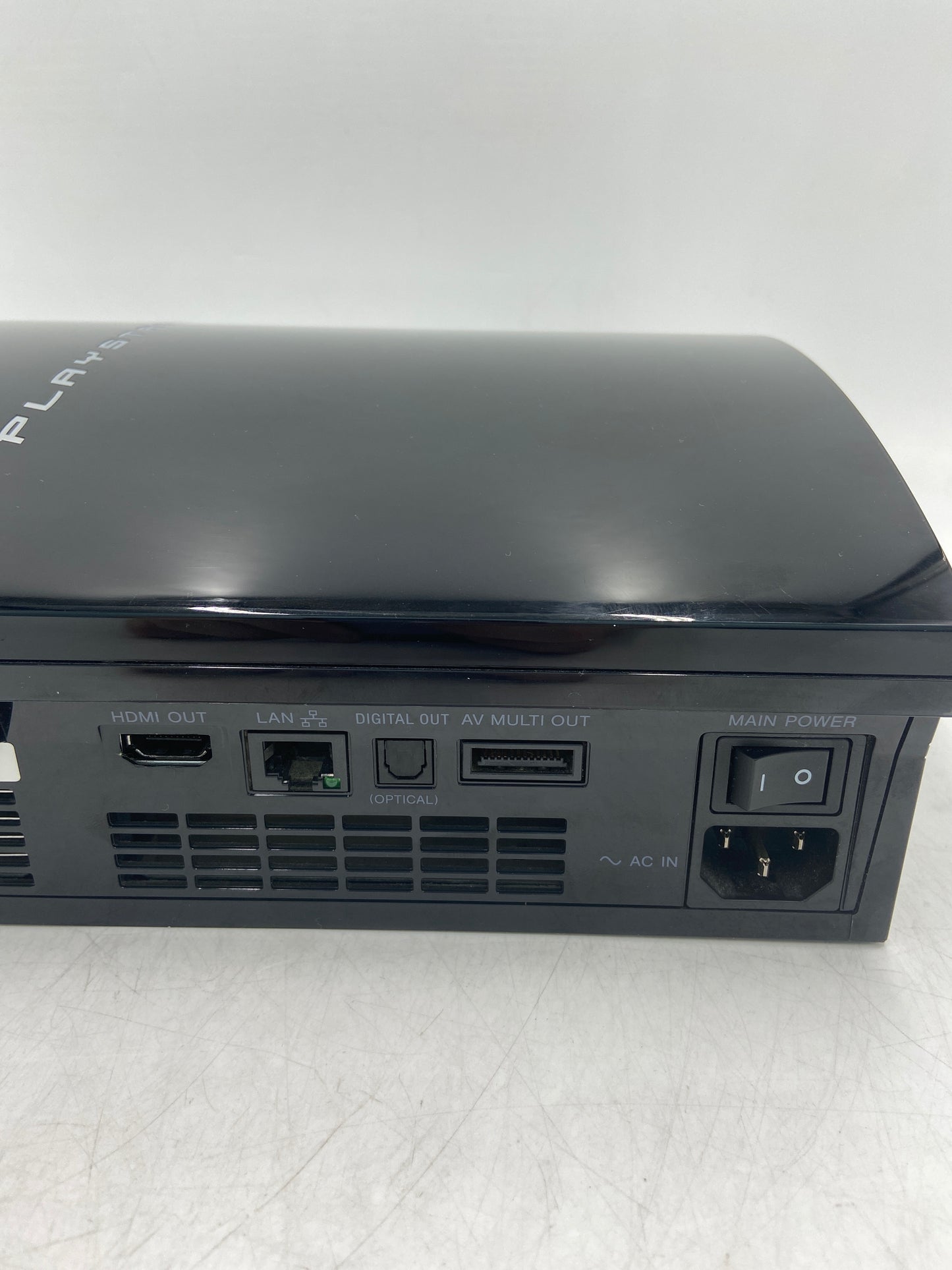 Sony PlayStation 3 Fat PS3 60GB Black Backwards Compatible Console Gaming System CECHA01