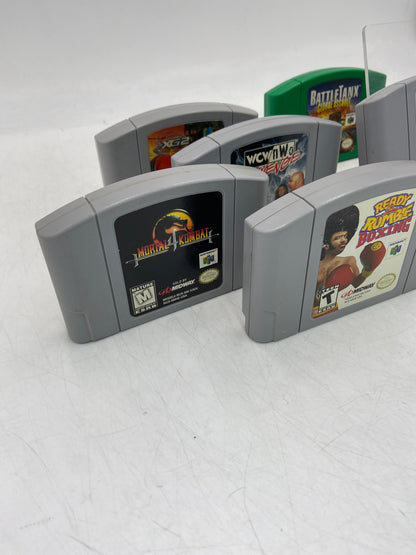 Broken Nintendo LOT OF 10 Nintendo 64 Games Mixed Cartridge Lot DAMAGED