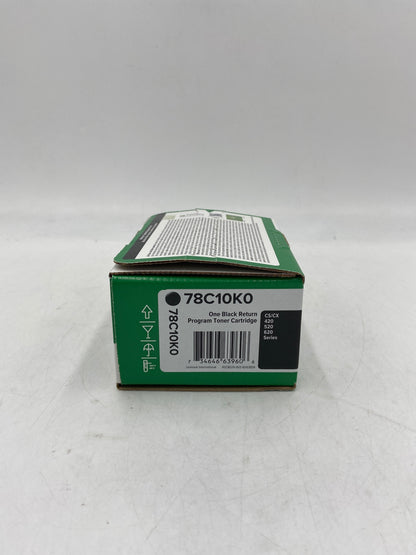 New Lexmark 78c10k0 Black Toner Cartridge
