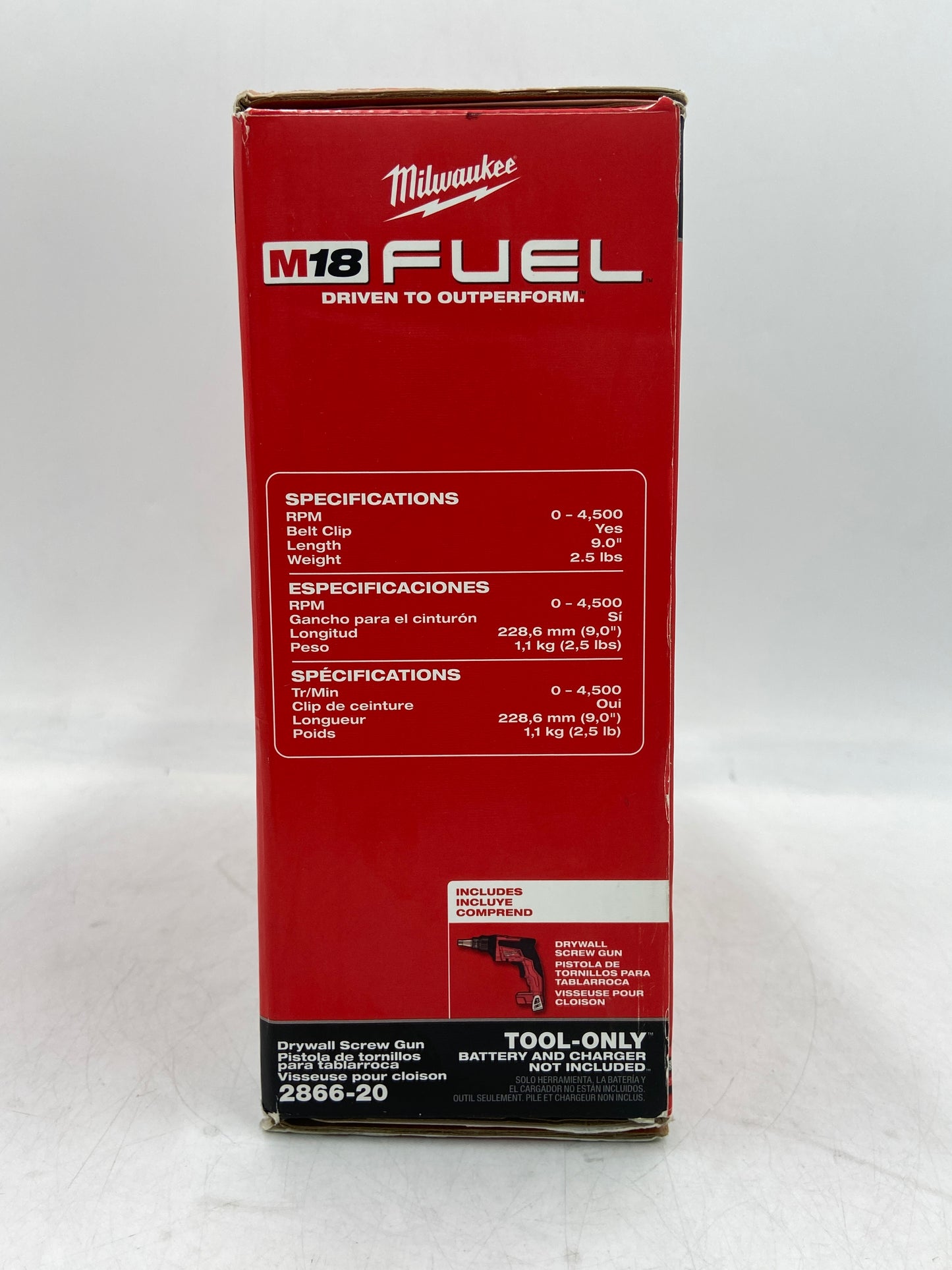 New Milwaukee 2866-20 M18 18V Dry Wall Screw Gun