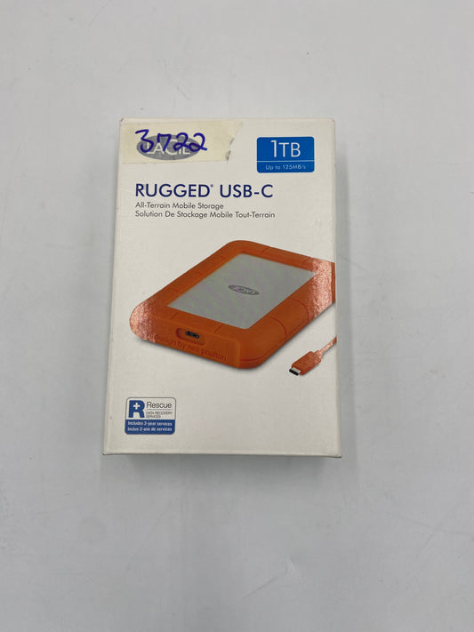 New LACIE Rugged USBC All-Terrain Mobile Storage LRD0TU6
