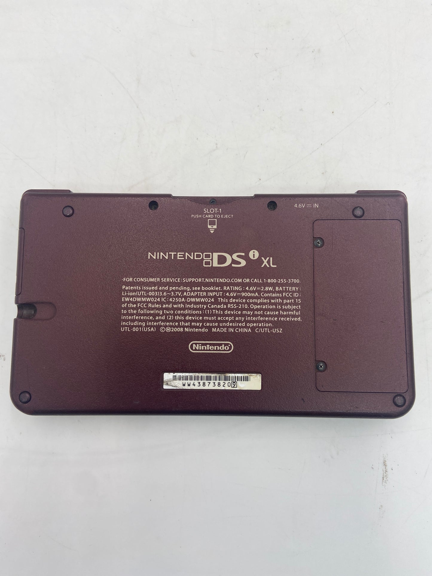 Broken Nintendo DSi XL Handheld Game Console Only