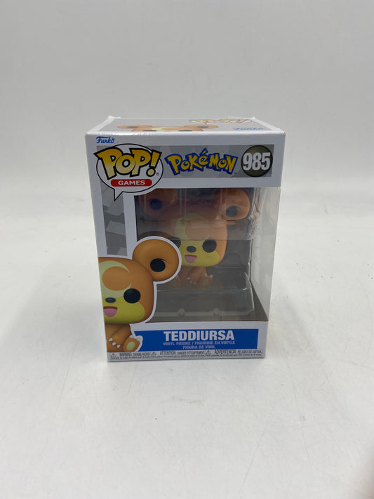 New FUNKO POP POKEMON TEDDIURSA Vinyl Figure Toy 985