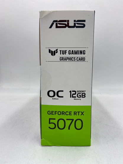 New ASUS NVIDIA TUF Gaming GeForce RTX 5070 OC EDITION 12GB Graphics Card  90YV0LZ0-MVAA00