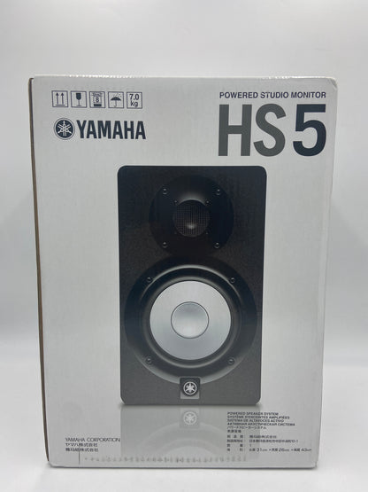 New YAMAHA HS5 POWERED STUDIO MONITORS Black