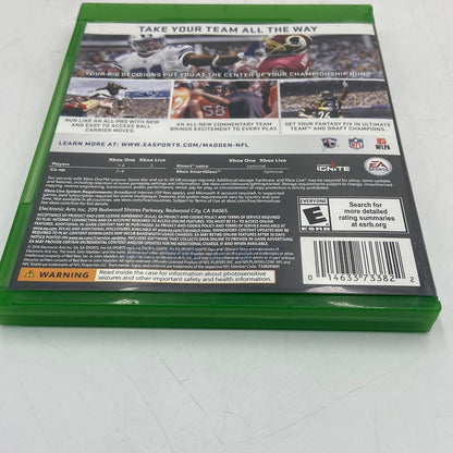 Madden NFL 17 (Microsoft Xbox One, 2016)