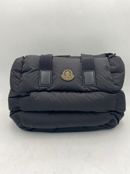 New Moncler Caradoc Tote Bag BLACK QUILTED