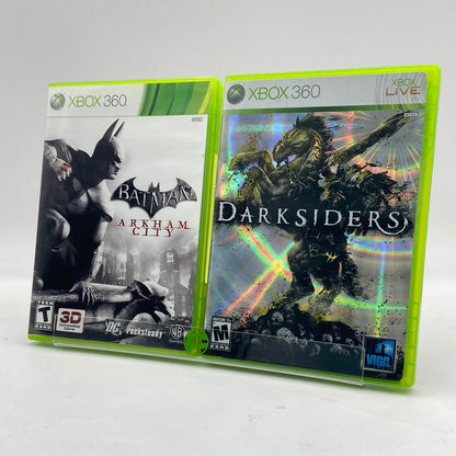 Bundle Of 2 Microsoft Xbox 360 Single Player Games Batman Darksiders