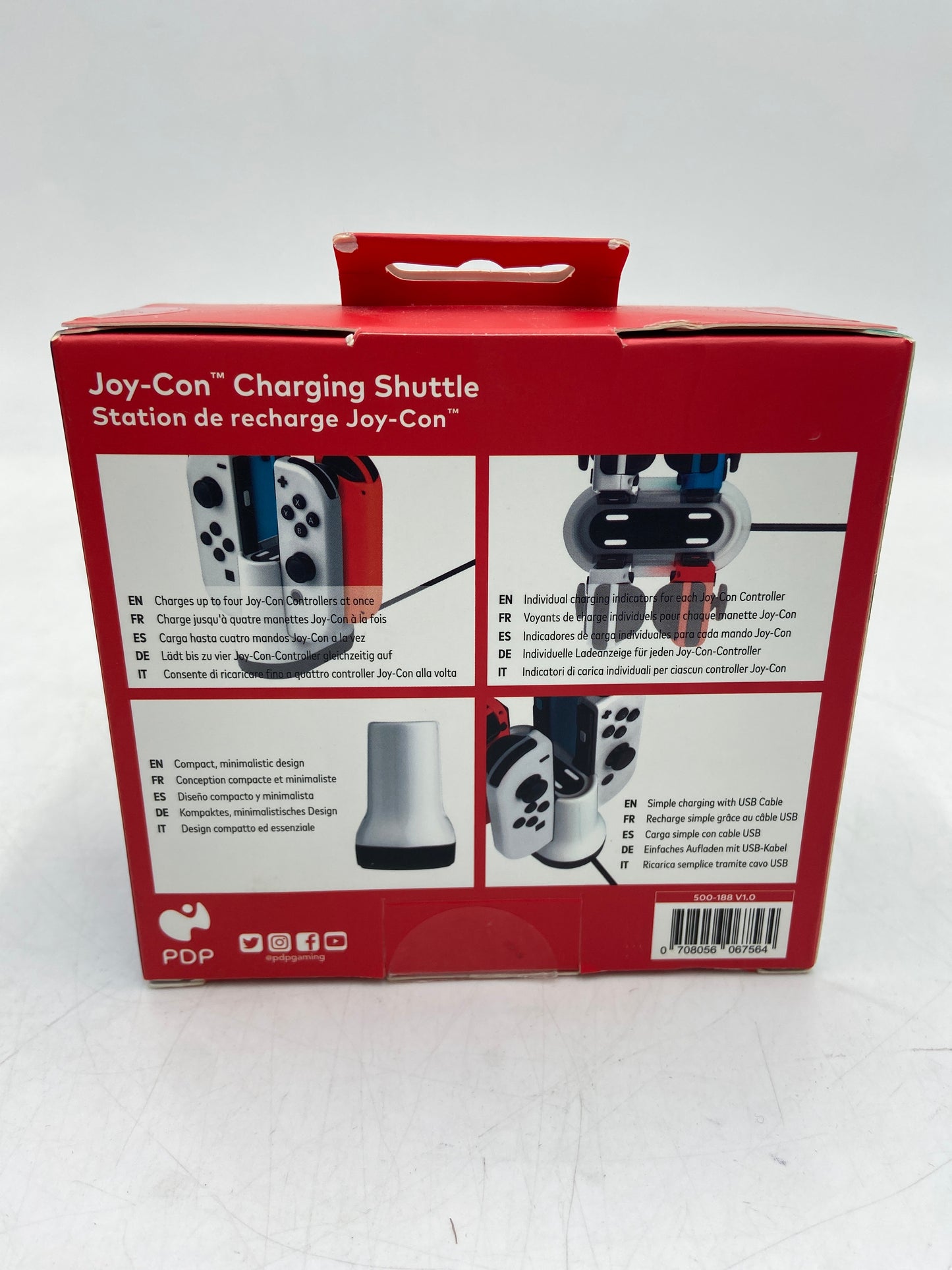 New Nintendo pdp joy con charging shuttle White 500-188 V1.0