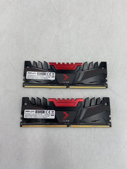 PNY XLR8 Gaming 16GB (2x8GB) RAM DDR4 3200 PC4-25600 2133MHz 8GBF1X16QFHH38 RAM Computer Memory