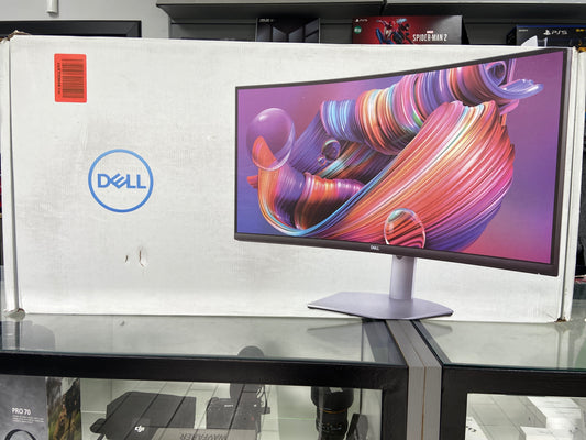 New Dell 34" S3422DW WQHD VA 144Hz Curved Monitor Silver