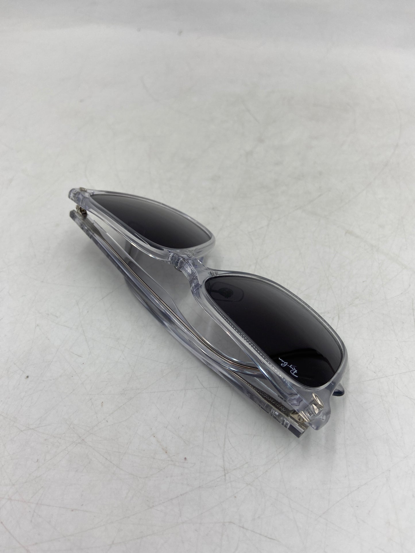 New Ray-Ban Transparent Frame Black Lens Sunglasses RB2206D