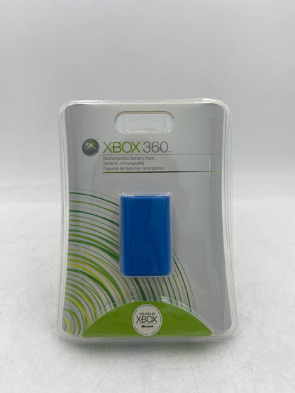 New Xbox  360 Original Controller With Battery Pack B4F-00040, B4U-00021 Blue