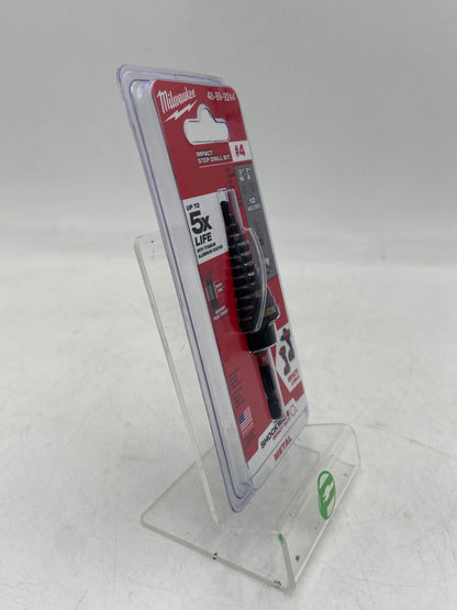 New Milwaukee Impact Step Drill Bit #4 Drill Bit 48-89-9244