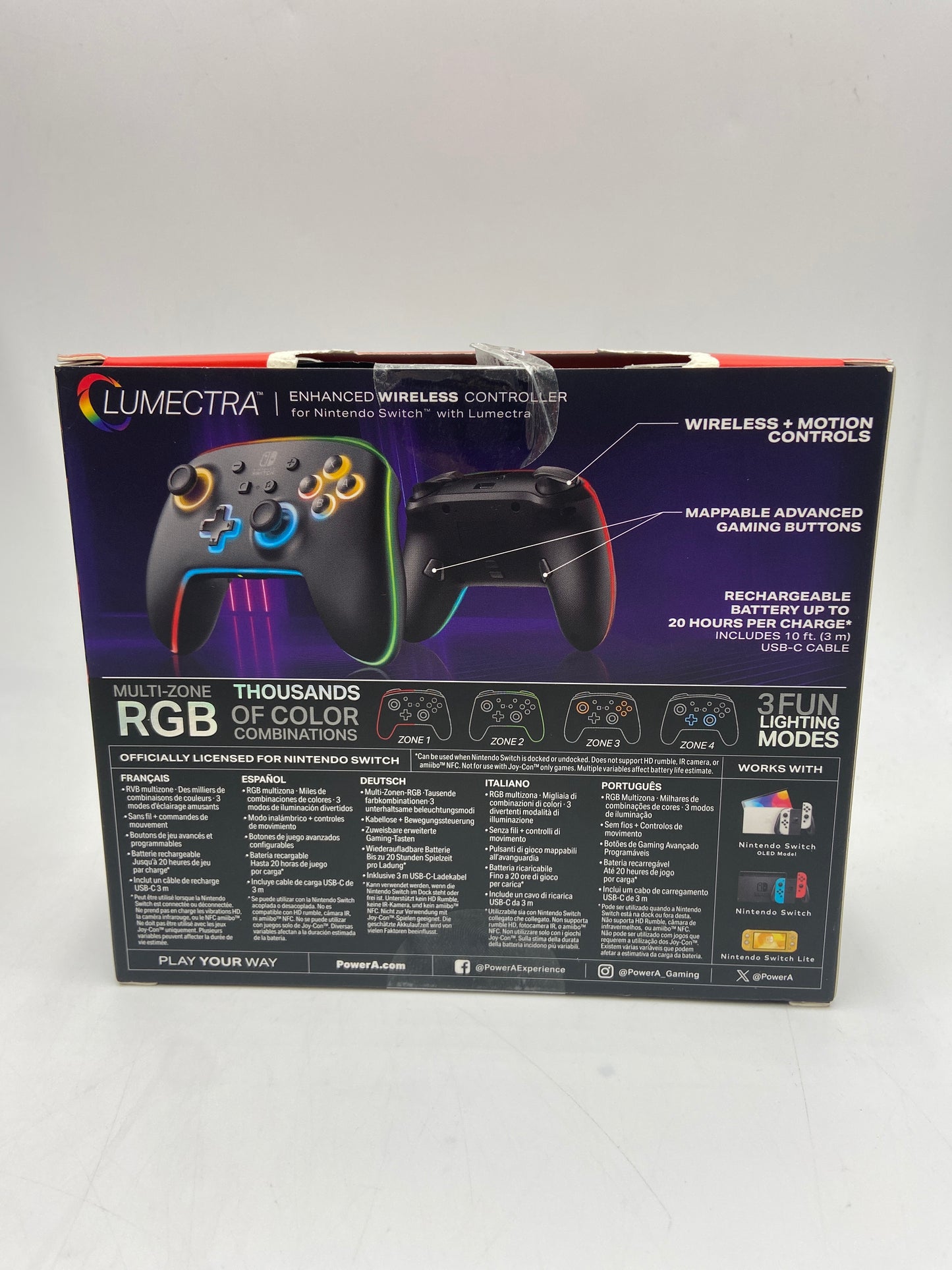 New Nintendo Enhanced Wireless Wireless Controller NSGPWLL Black