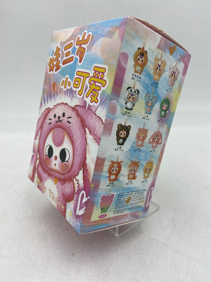 New Cureplaneta Baby Three: Macaron Cute Bunny- Macaron Rabbit Stuffed Blind Box Polyester Vinyl Toy DPL4300