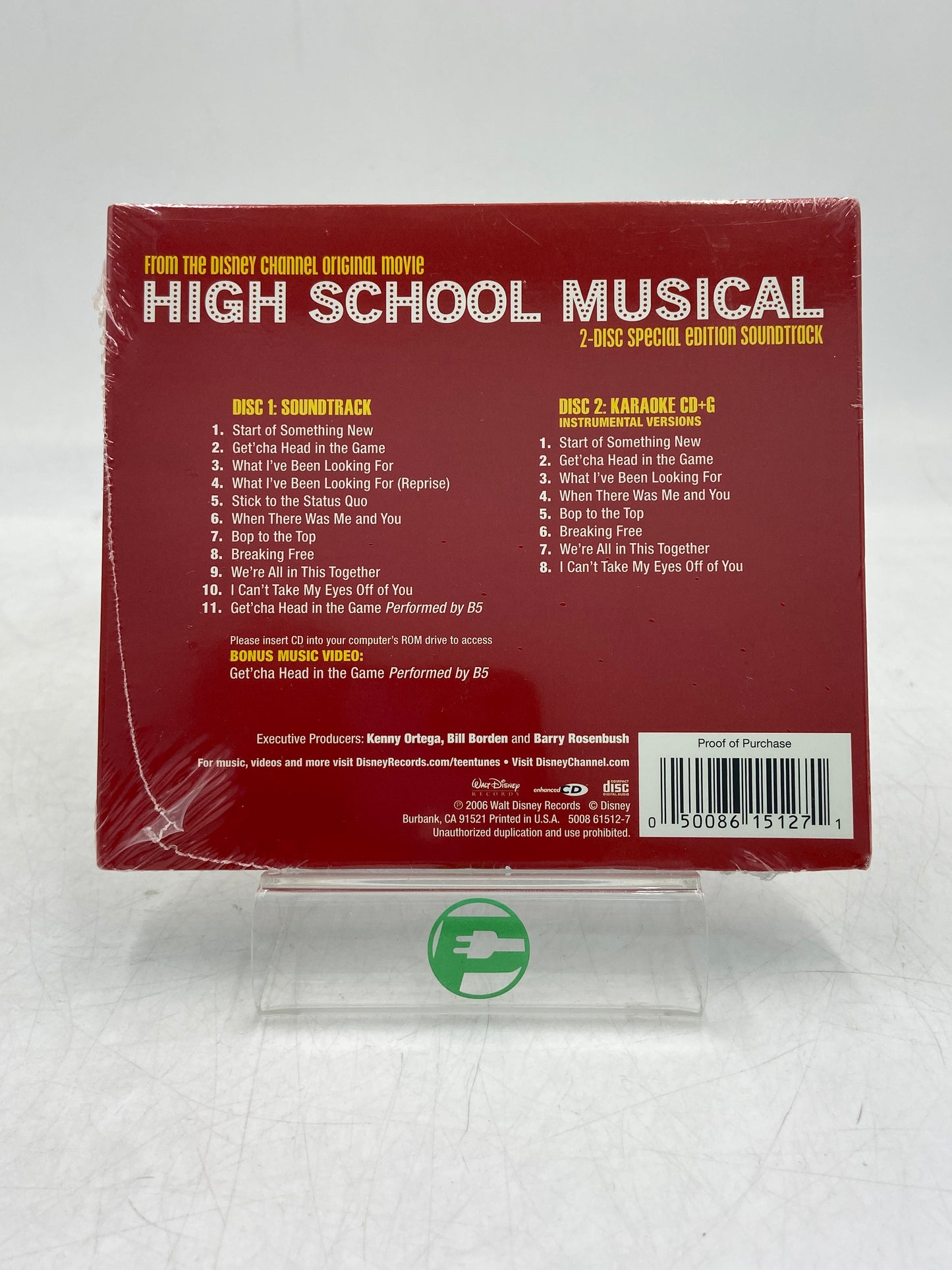 New Disney High School Musical 2-Disc Special Edition Soundtrack CD