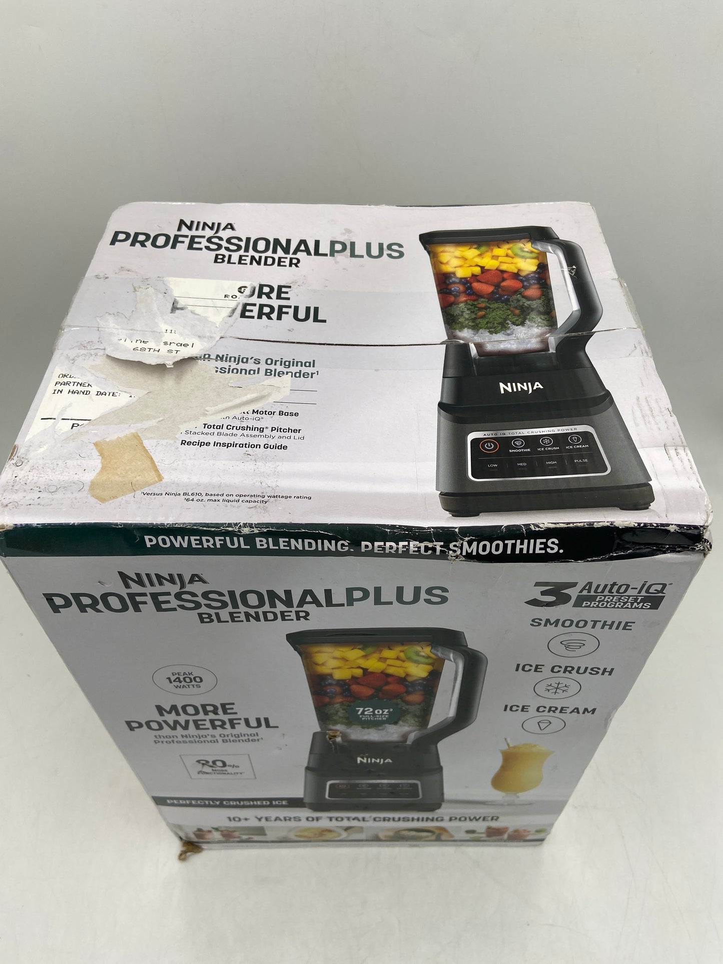 New Ninja ProfessionalPLUS Blender with Auto IQ 1400W Blender BN701