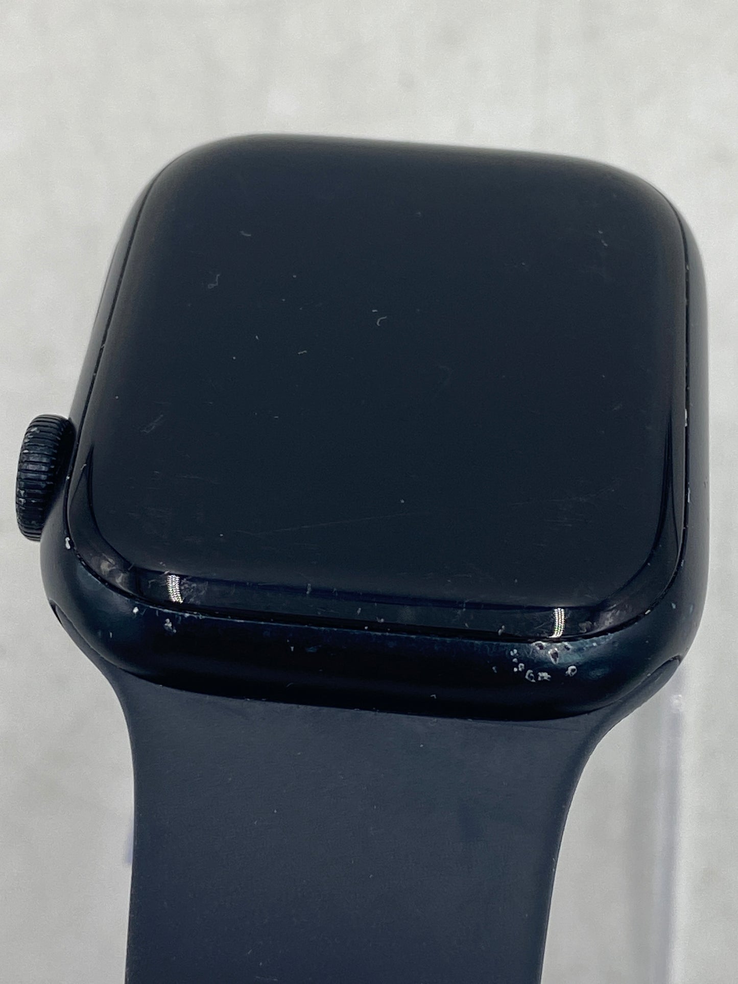 Unlocked Apple Watch Series 7 45MM Black Aluminum Midnight Sport Band A2477