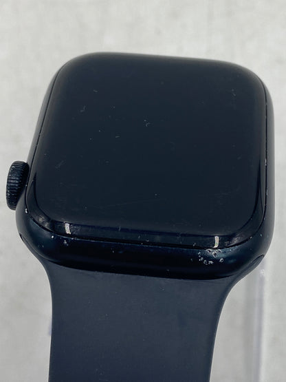 Unlocked Apple Watch Series 7 45MM Black Aluminum Midnight Sport Band A2477