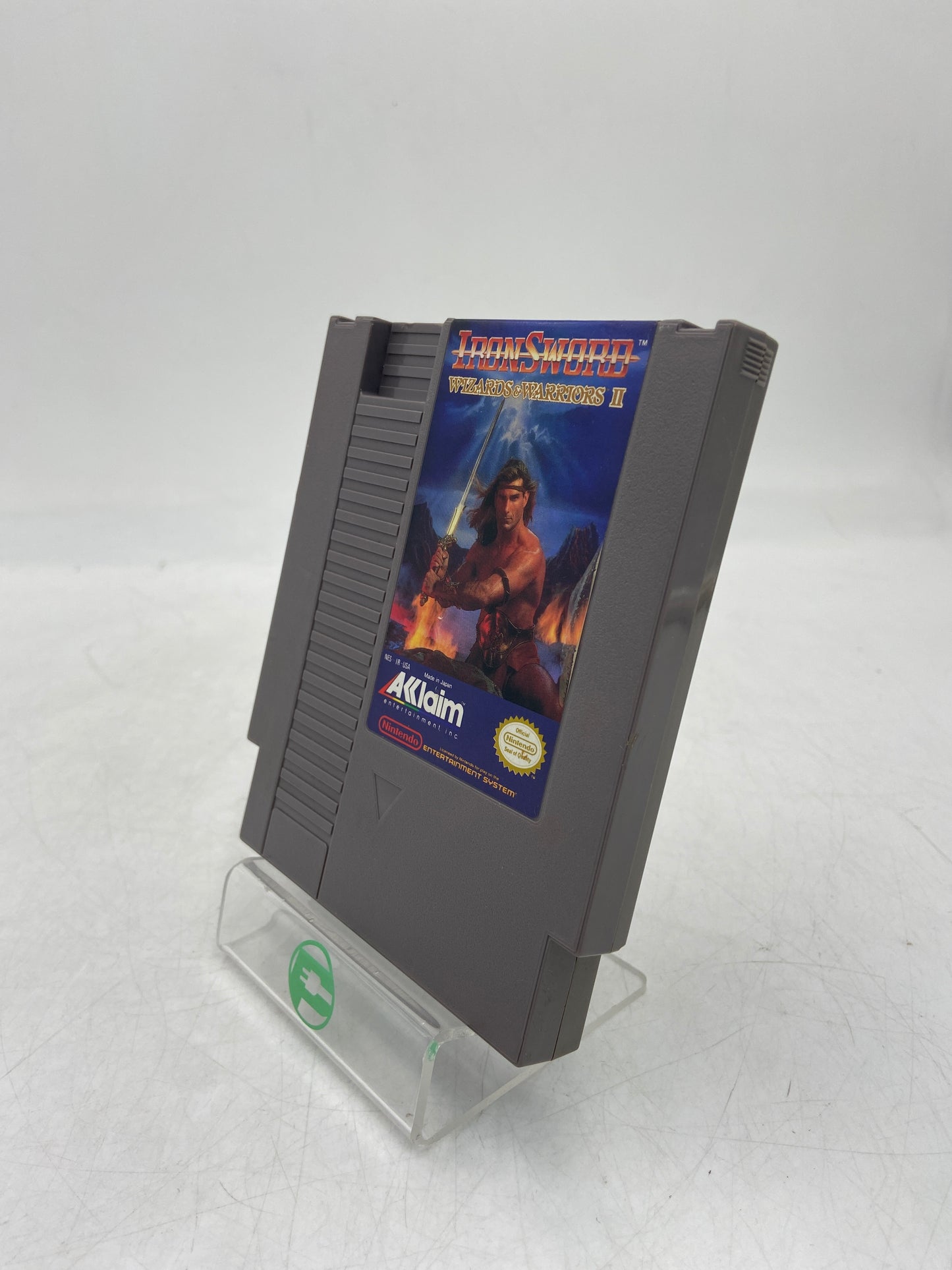 Iron Sword Wizards and Warriors II (NES, 1985) Video Game Cartridge