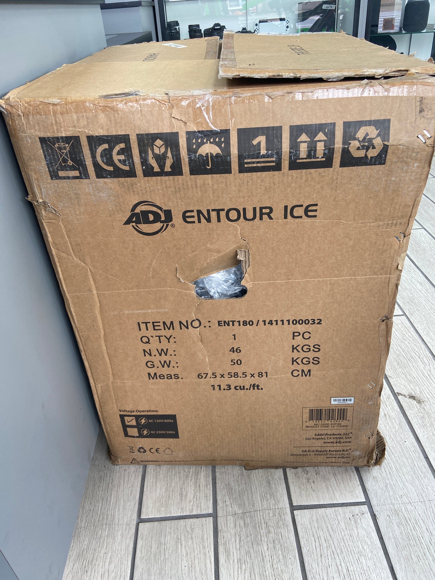 New ADJ Entour Dry Ice Fog Machine