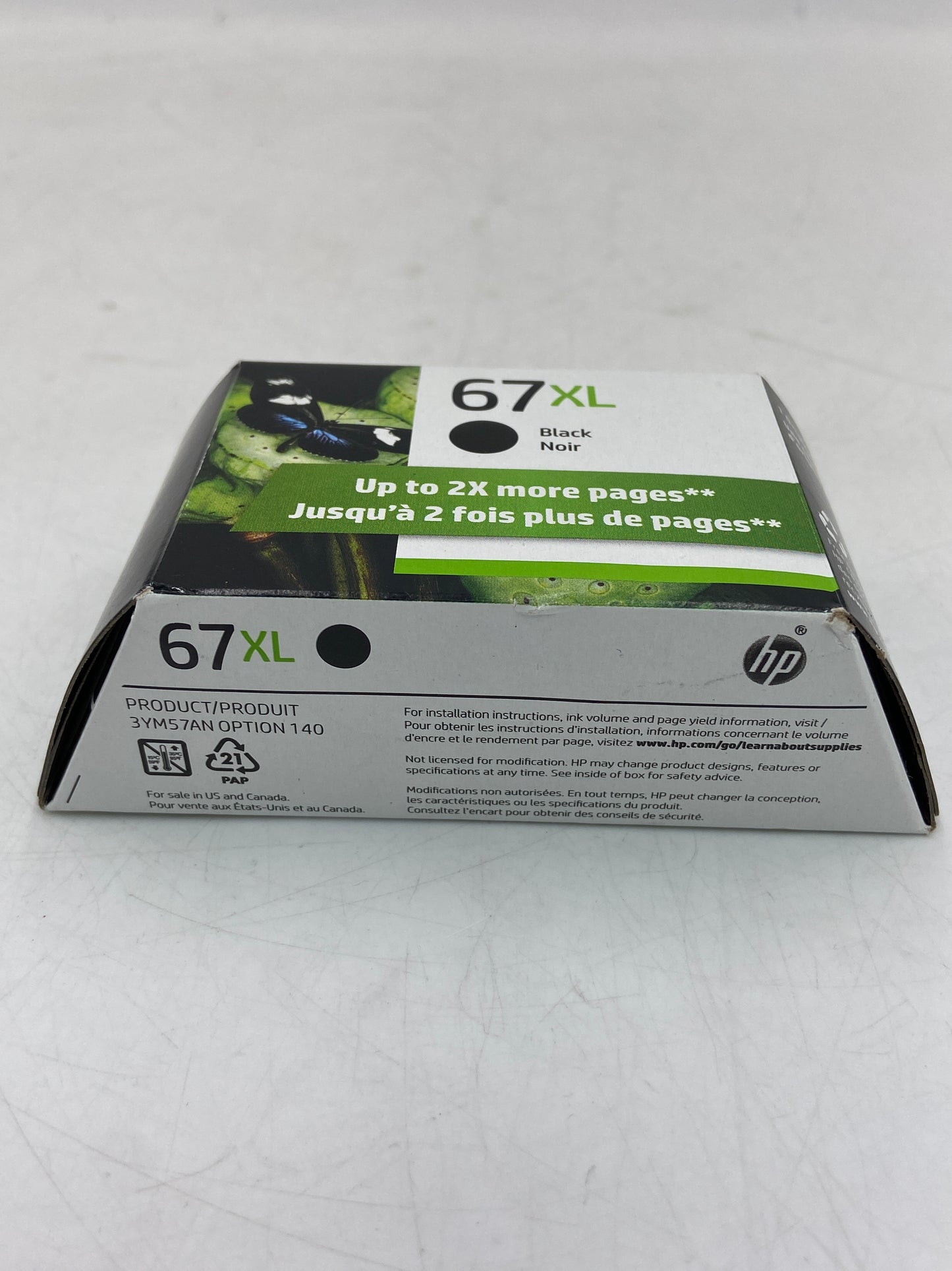 New HP 67XL 3YM57AN Black Ink Cartridge