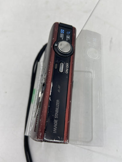 Broken Canon PowerShot SD1100 IS 8.0MP Compact Camera Lens is Broken Image on screen is Green