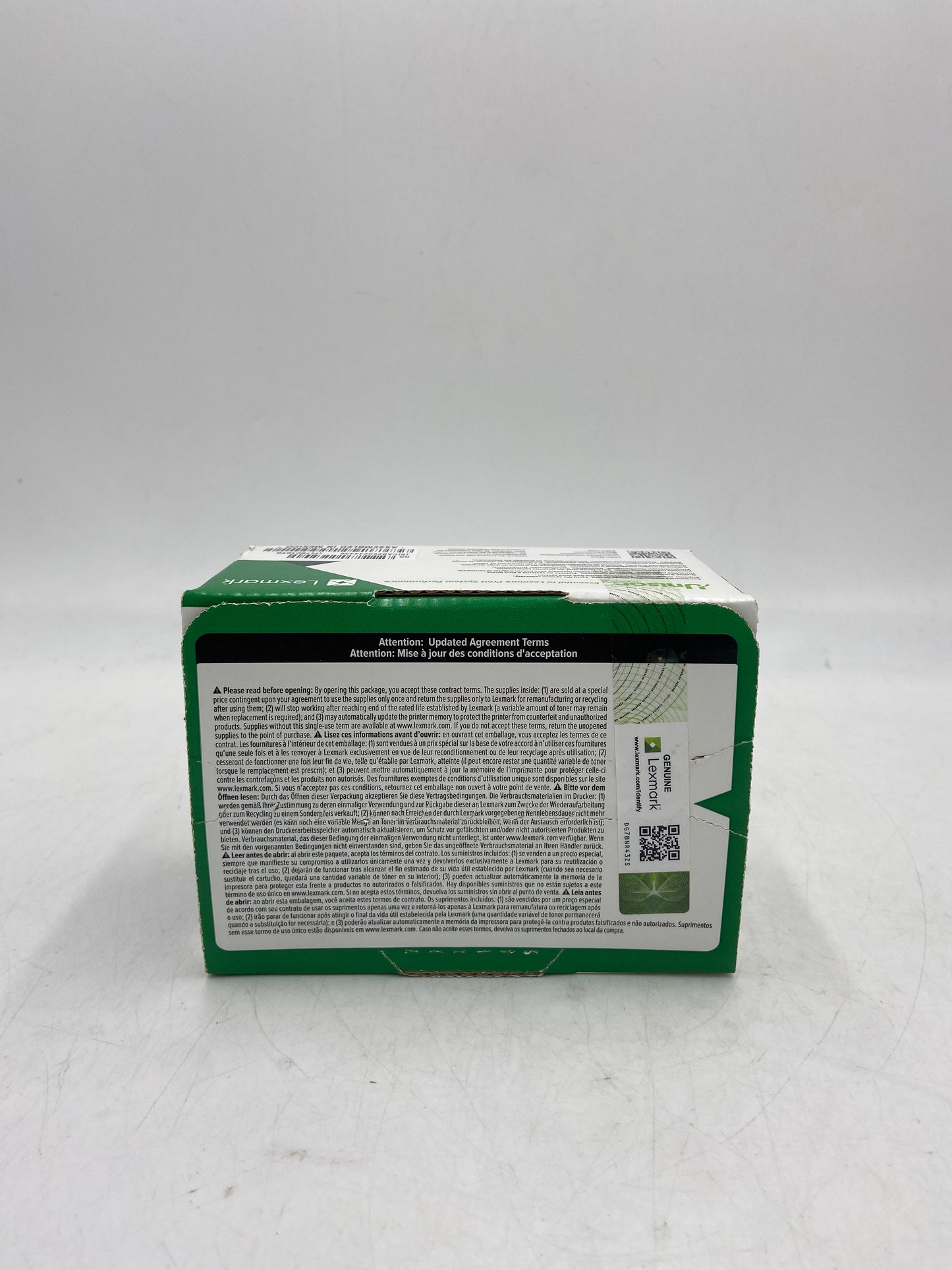 New Lexmark 78c10y0 Yellow Toner Cartridge